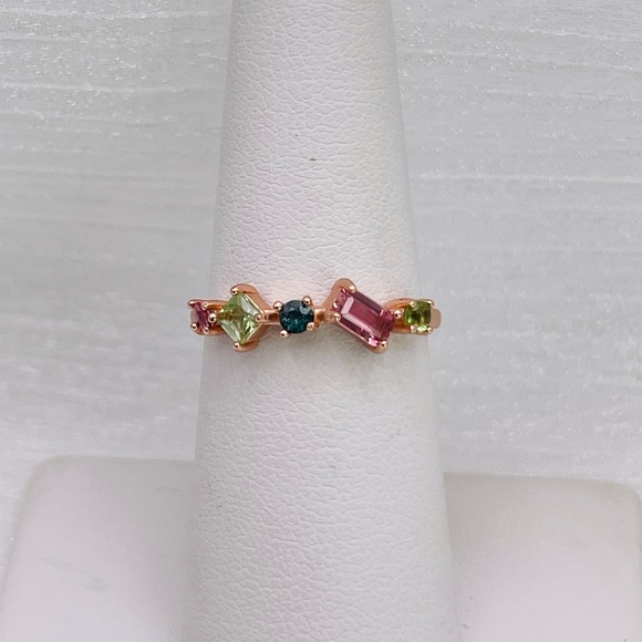 Venus and Vulcan Jewelry - Vibrant Multicolor Gemstone Ring